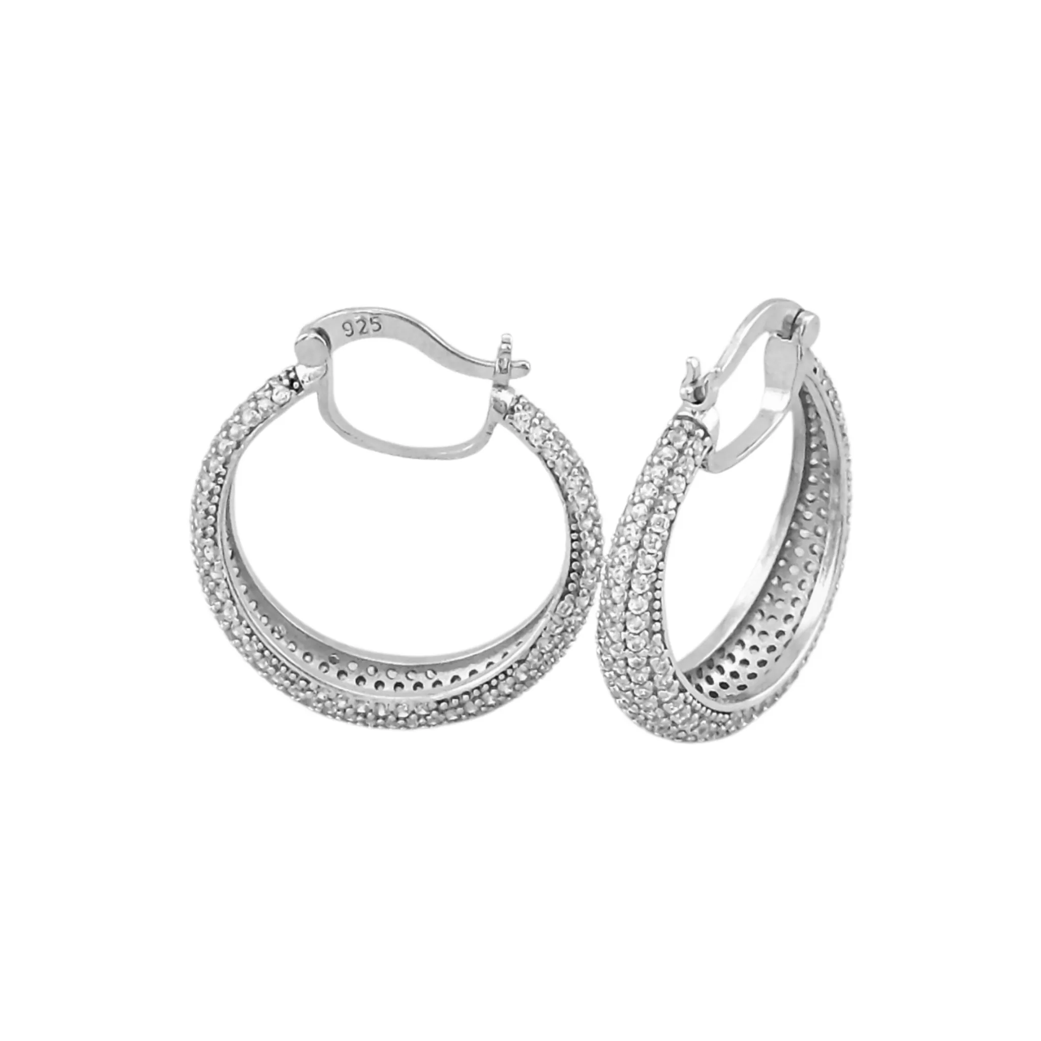 گوشوراه نقره حلقه ای میکرو مدل 4