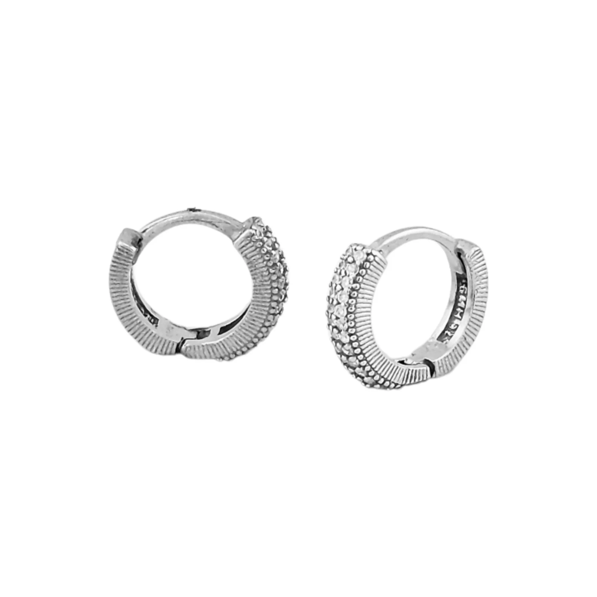 گوشوراه نقره حلقه ای میکرو مدل 13