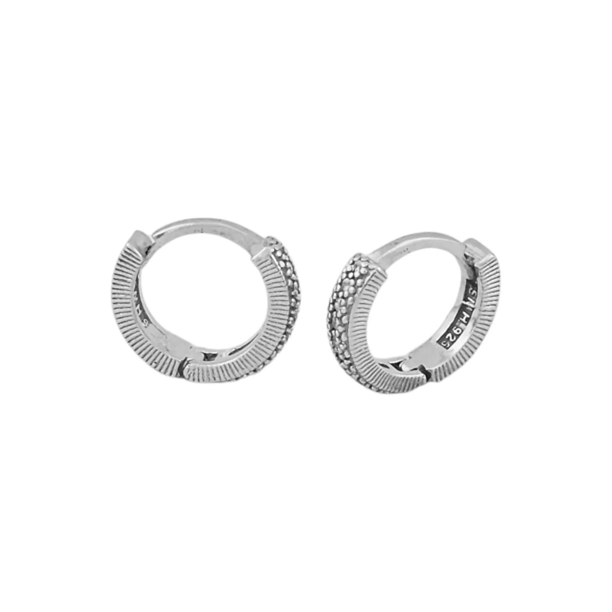 گوشوراه نقره حلقه ای میکرو مدل 16