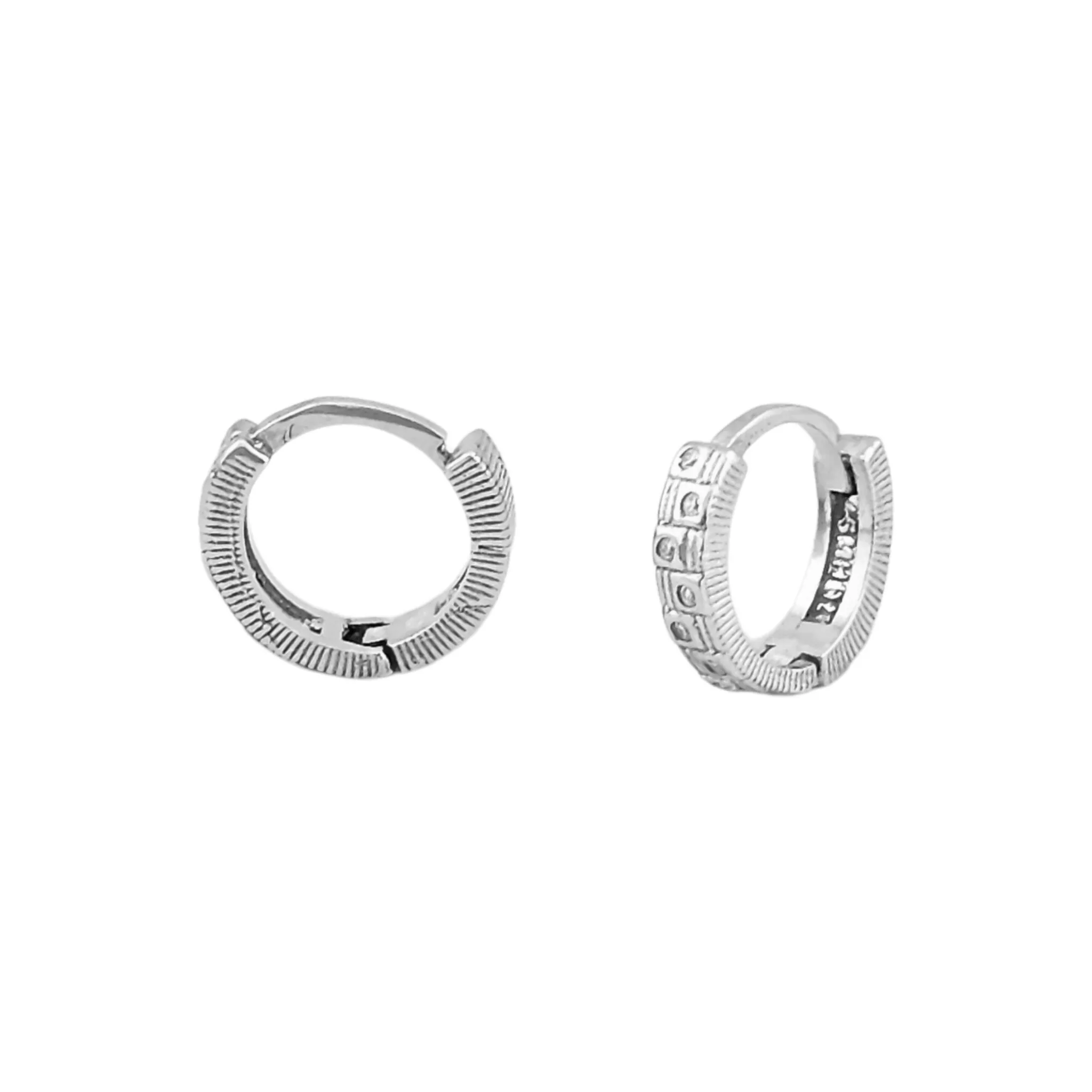 گوشوراه نقره حلقه ای میکرو مدل 18